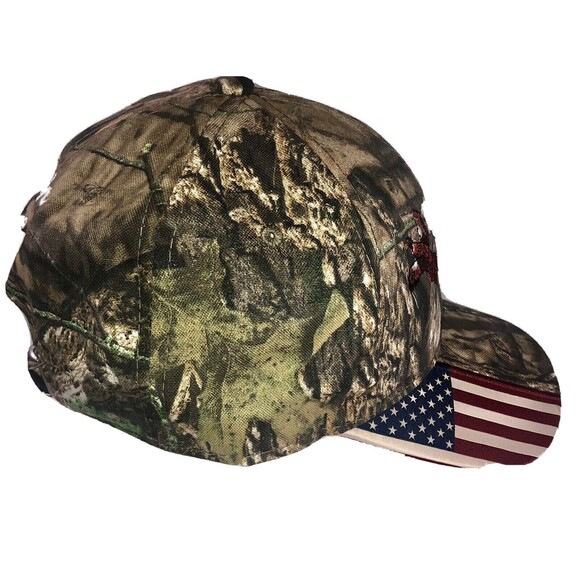 Pheasants Forever - Mossy Oak Adjustable Strap Back USA Hunting Cap -New w/ Tag - Picture 3 of 3